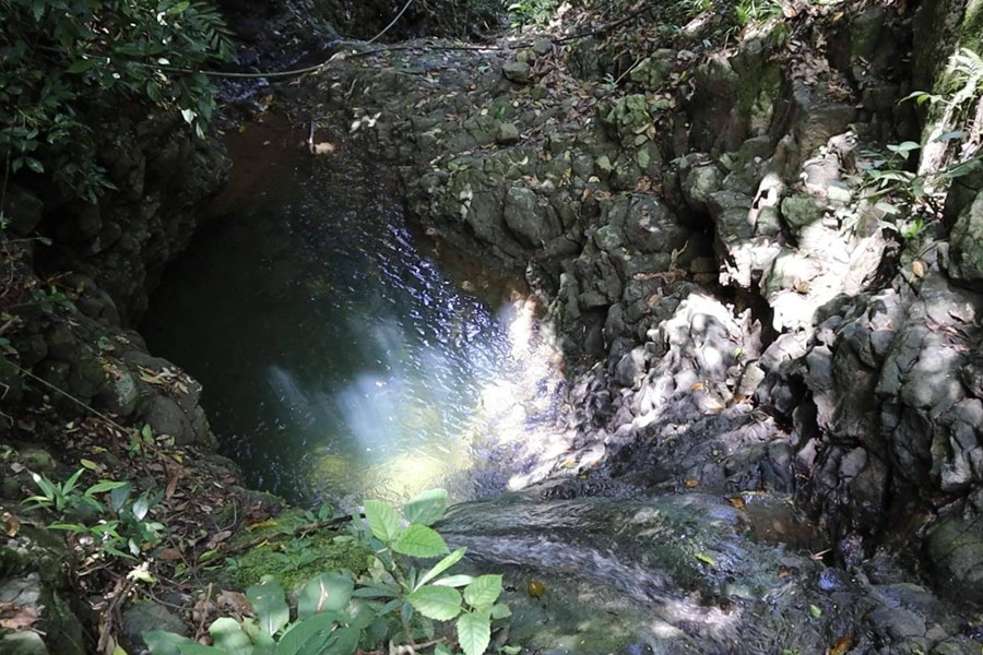 brigada waterfalls from above